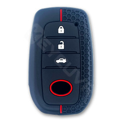 Toyota Keyless 3 Button Rubber Key Cover